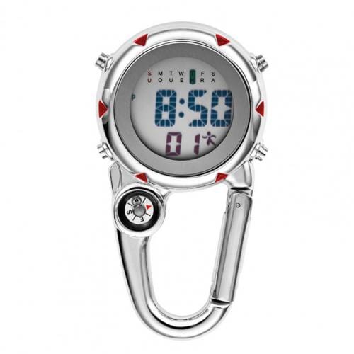 Clip On Carabiner Digital Sports Watches Quartz Optics BushLine