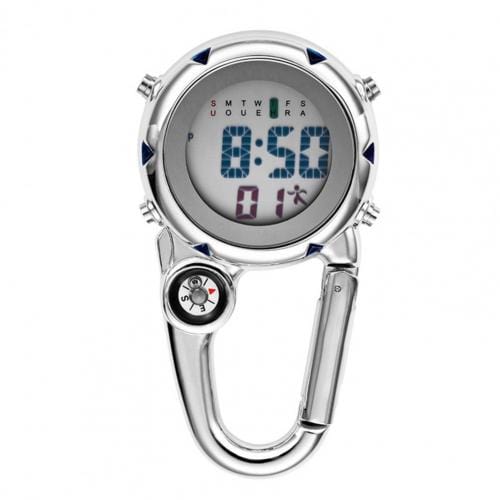 Clip On Carabiner Digital Sports Watches Quartz Optics BushLine