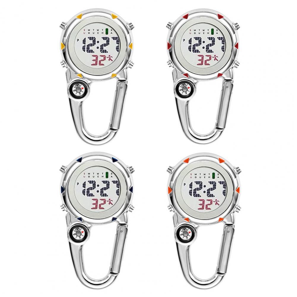 Clip On Carabiner Digital Sports Watches Quartz Optics BushLine