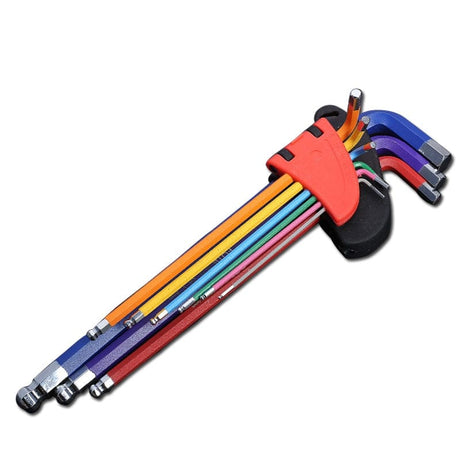 Colour Coded Torx & Hex Head Allen Key Set tools  BushLine