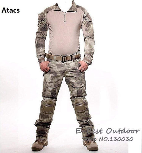 Combat Shirt + Cargo Pants Knee Pads tacticle clothing  