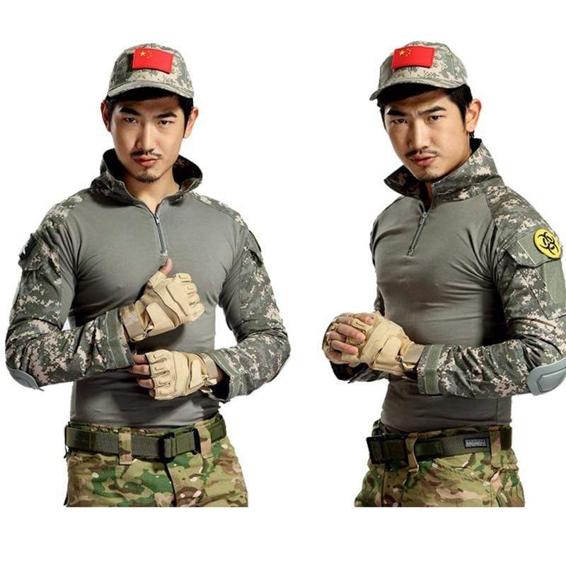 Combat Shirt + Cargo Pants Knee Pads tacticle clothing  BushLine