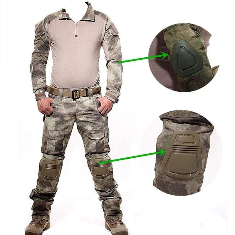 Combat Shirt + Cargo Pants Knee Pads tacticle clothing  BushLine