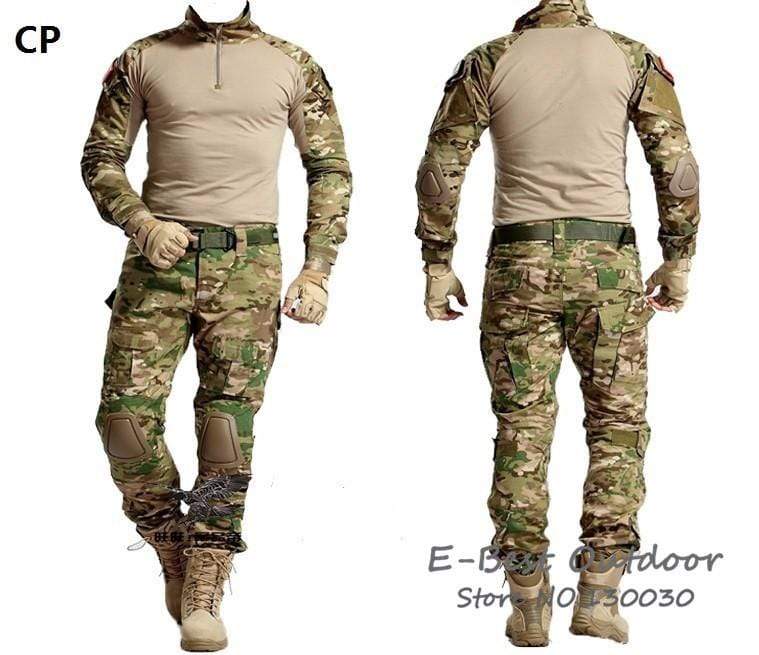 Combat Shirt + Cargo Pants Knee Pads tacticle clothing  BushLine