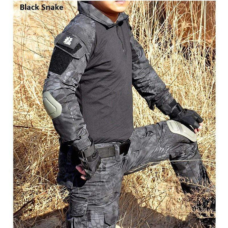 Combat Shirt + Cargo Pants Knee Pads tacticle clothing  BushLine
