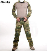 Combat Shirt + Cargo Pants Knee Pads tacticle clothing BushLine Atacs Fg S