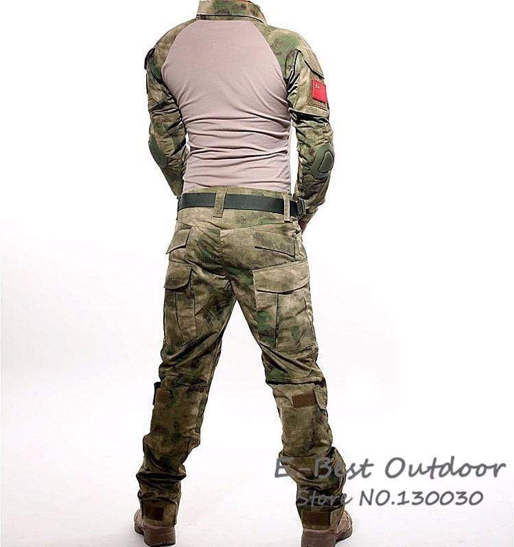 Combat Shirt + Cargo Pants Knee Pads tacticle clothing  BushLine