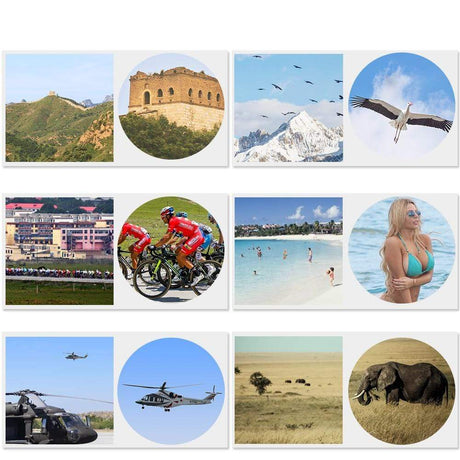 Compact 8x21 Tactical Binoculars 1000m Range Optics  