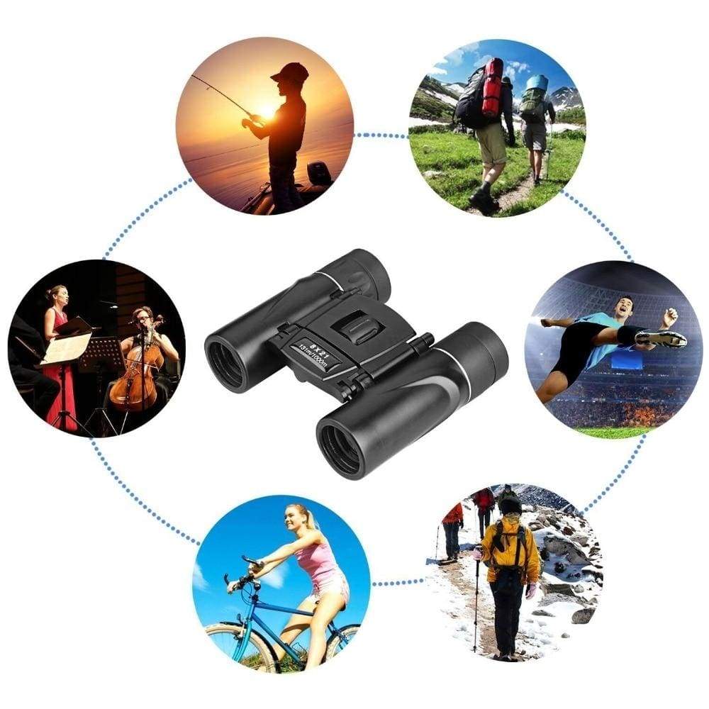 Compact Binoculars 1000m Long Range 8x21 Optics  BushLine
