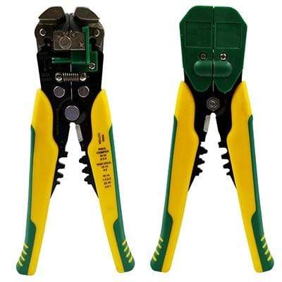 Crimper Cable Cutter Wire Stripper 0.2-6.0mm electrical supplys BushLine D3 Green and yellow