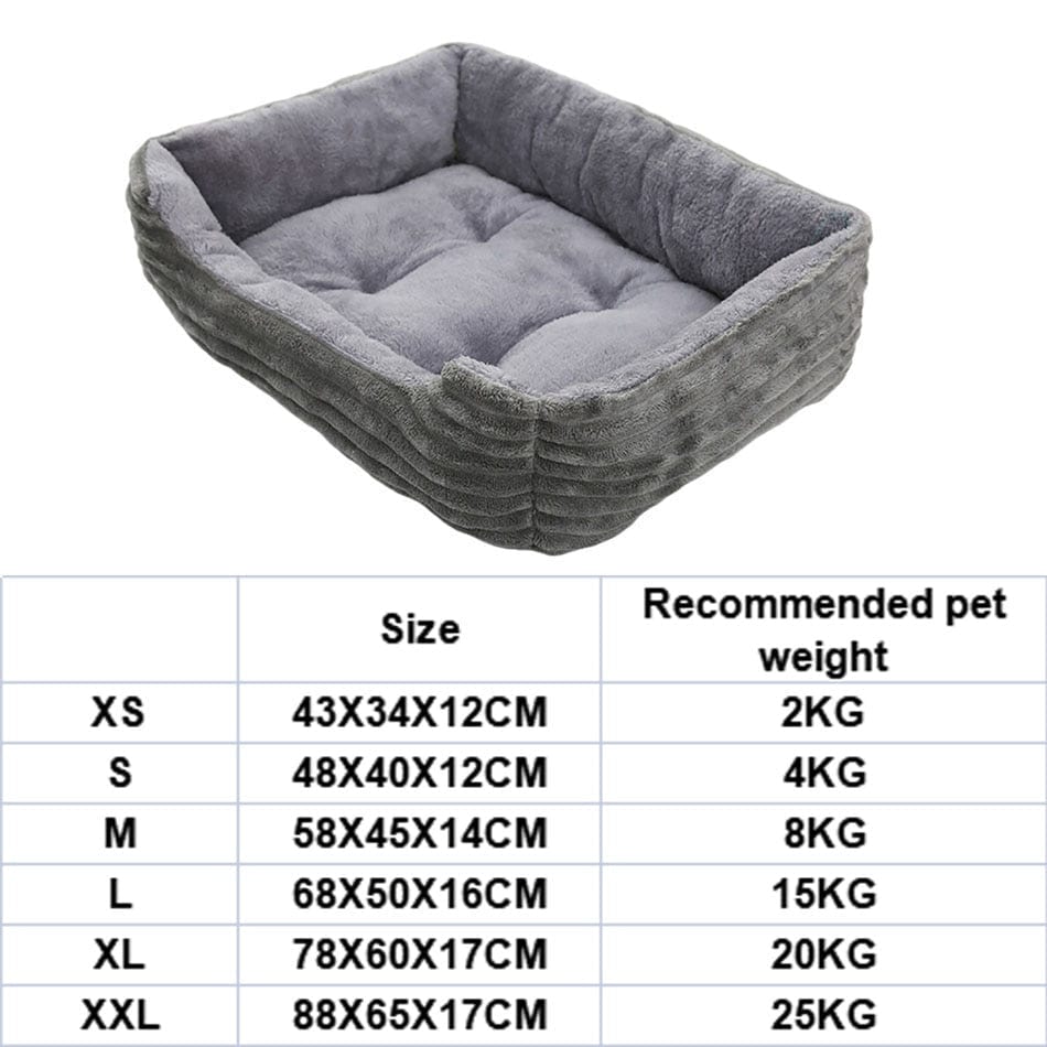 Dog Cat Pets Luxurious Bed 4 sizes Dog Stuff  