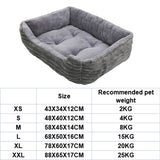 Dog Cat Pets Luxurious Bed 4 sizes Dog Stuff  BushLine