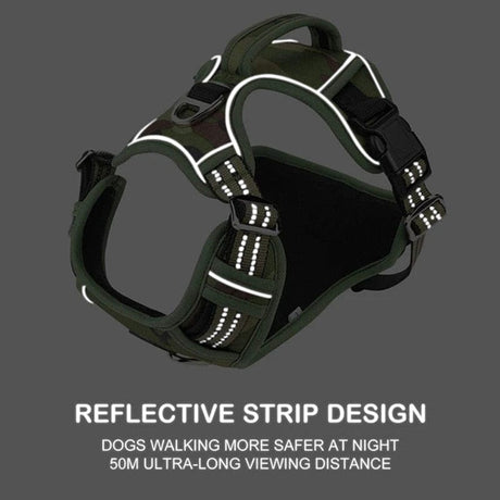 Dog Harness Adjustable Large & Medium Dog Stuff  