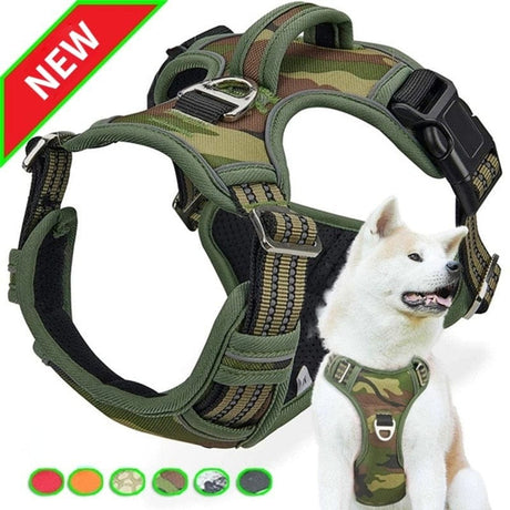 Dog Harness Adjustable Large & Medium Dog Stuff  