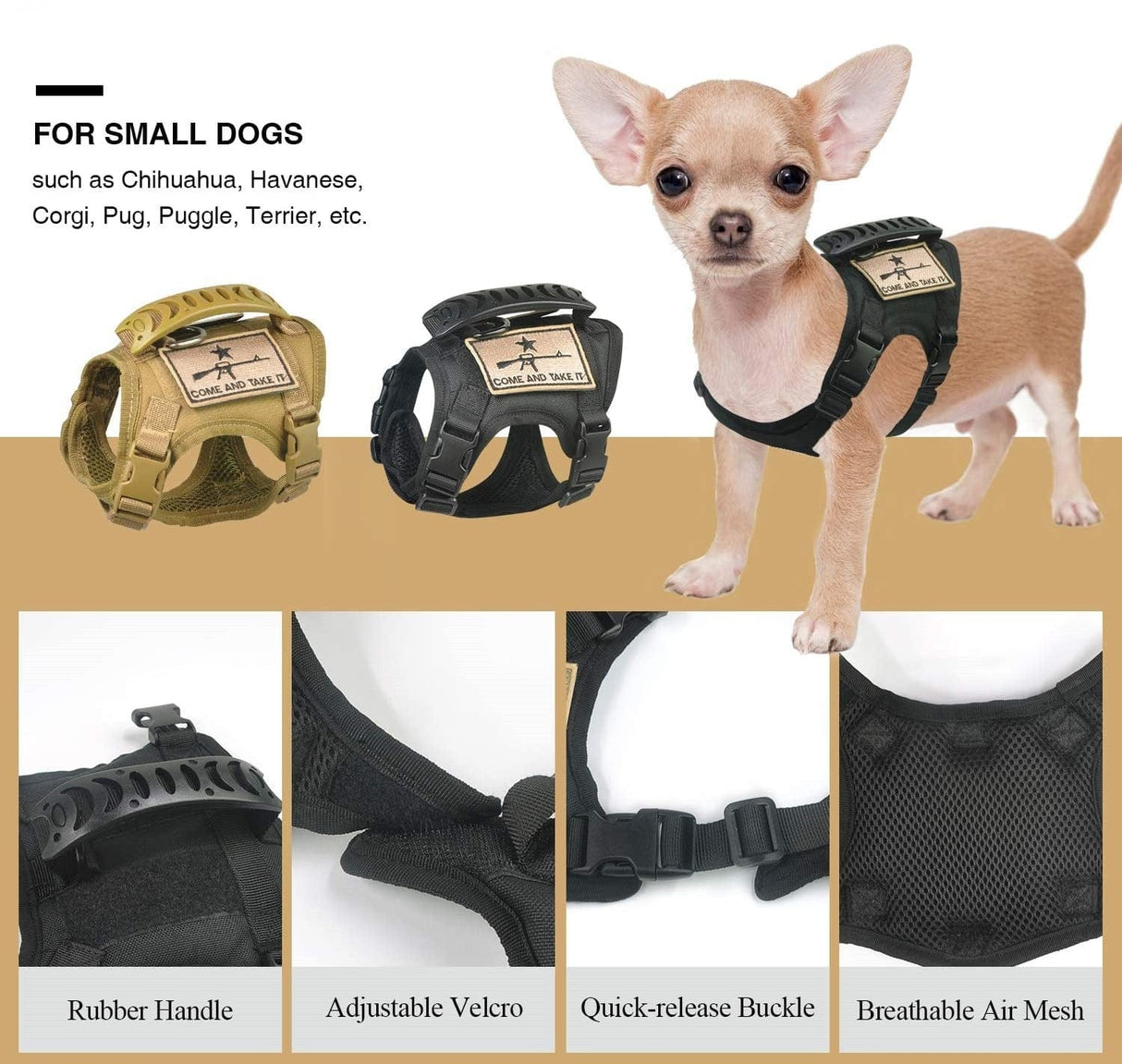 Dog Harness Leash Set for Small Dogs & Cats Dog Stuff  BushLine