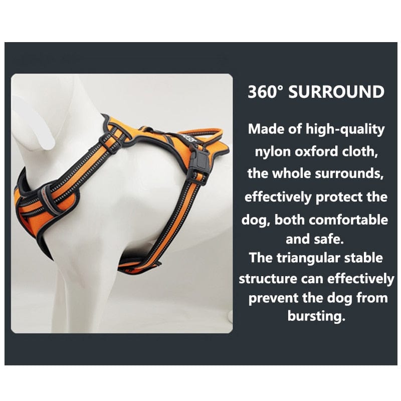 Dog Vest Harness Leash Reflective Dog Stuff  BushLine