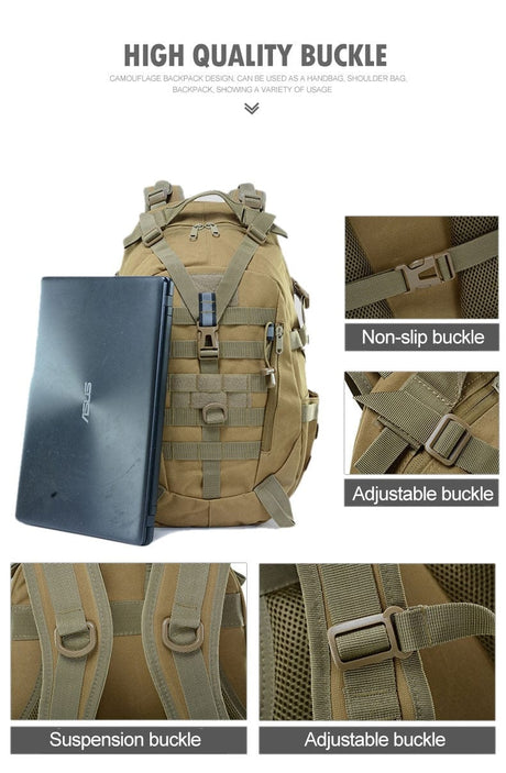 Durable Hydration Molle Backpack 8 Designs 40L BackPacks  