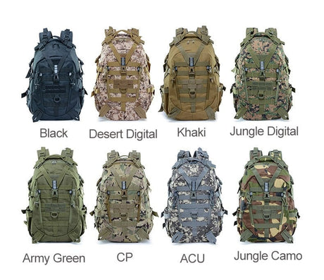 Durable Hydration Molle Backpack 8 Designs 40L BackPacks  