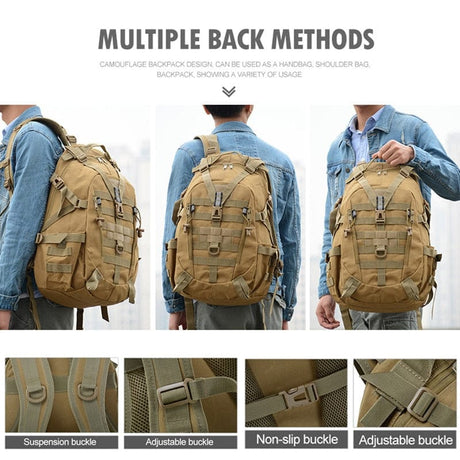 Durable Hydration Molle Backpack 8 Designs 40L BackPacks  