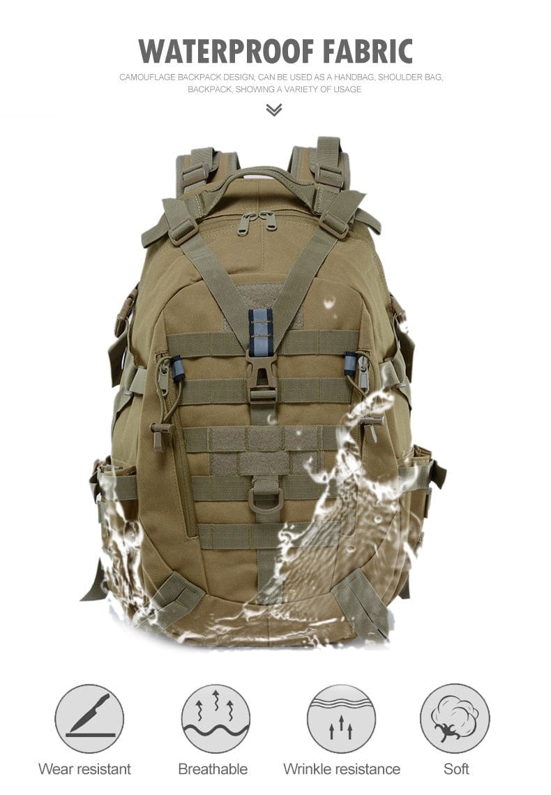 Durable Hydration Molle Backpack 8 Designs 40L BackPacks  BushLine