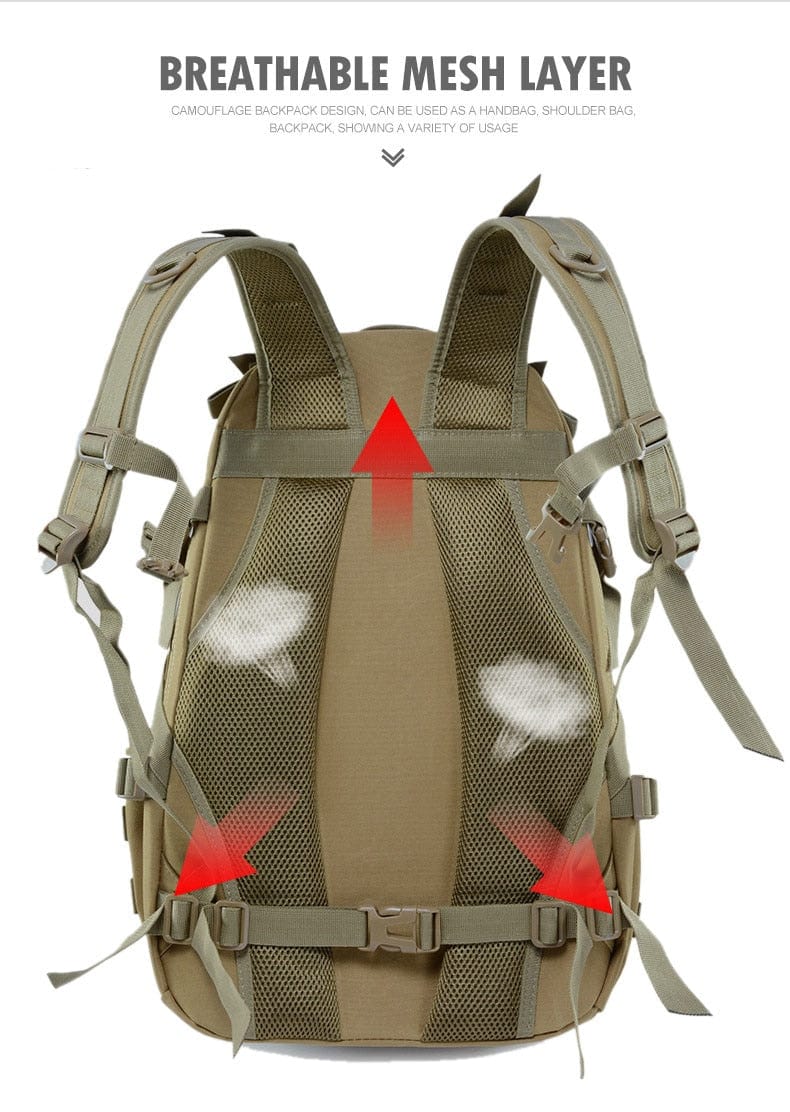 Durable Hydration Molle Backpack 8 Designs 40L BackPacks  BushLine