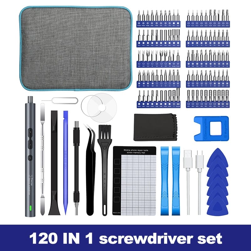 Electric Screwdriver 62/28/120pcs IN 1 Screwdriver Set tools  BushLine