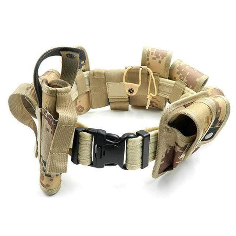 Equipment Belt 10 in 1 Molle army surplus BushLine Desert Camo 140CM