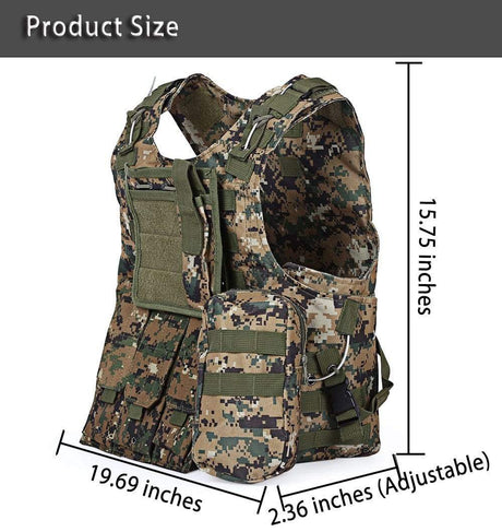 Expandable Outdoor Adventure Vest 7 Colors Helmets & Packs  