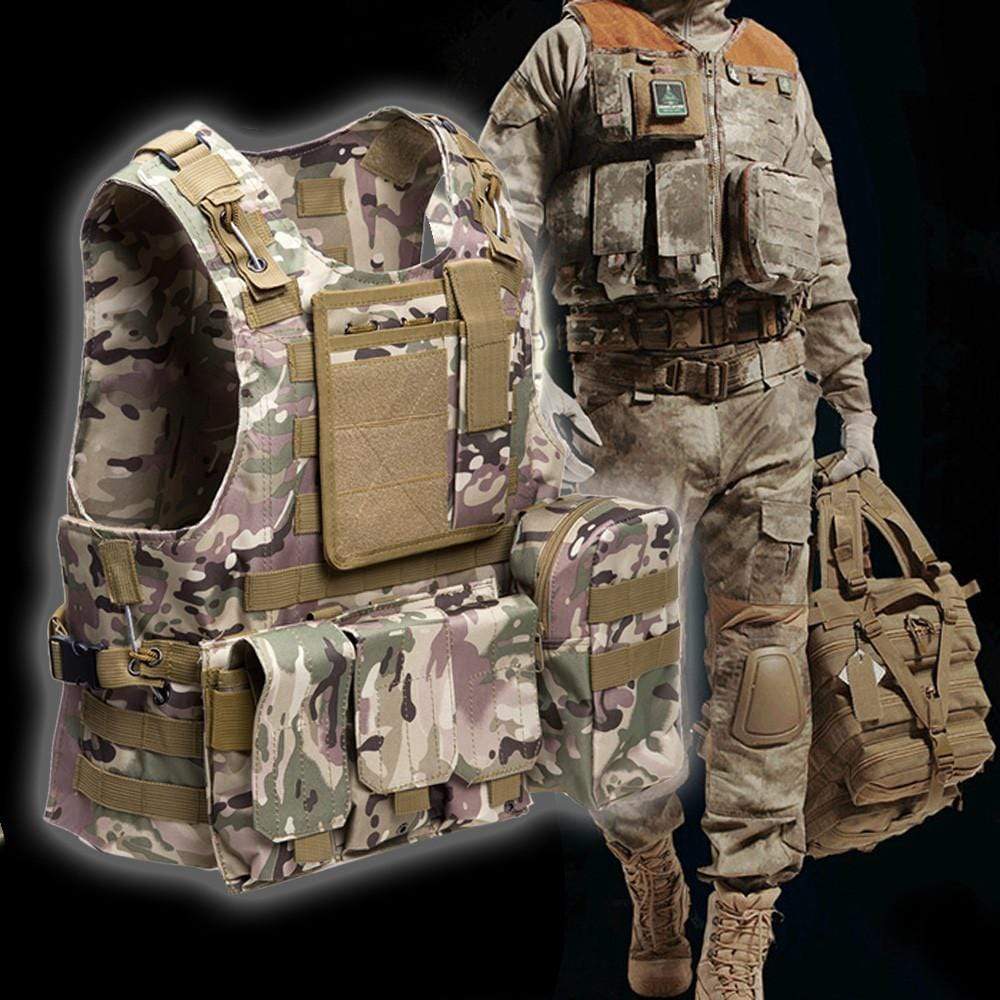 Expandable Outdoor Adventure Vest 7 Colors Helmets & Packs  BushLine