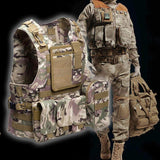 Expandable Outdoor Adventure Vest 7 Colors Helmets & Packs  BushLine