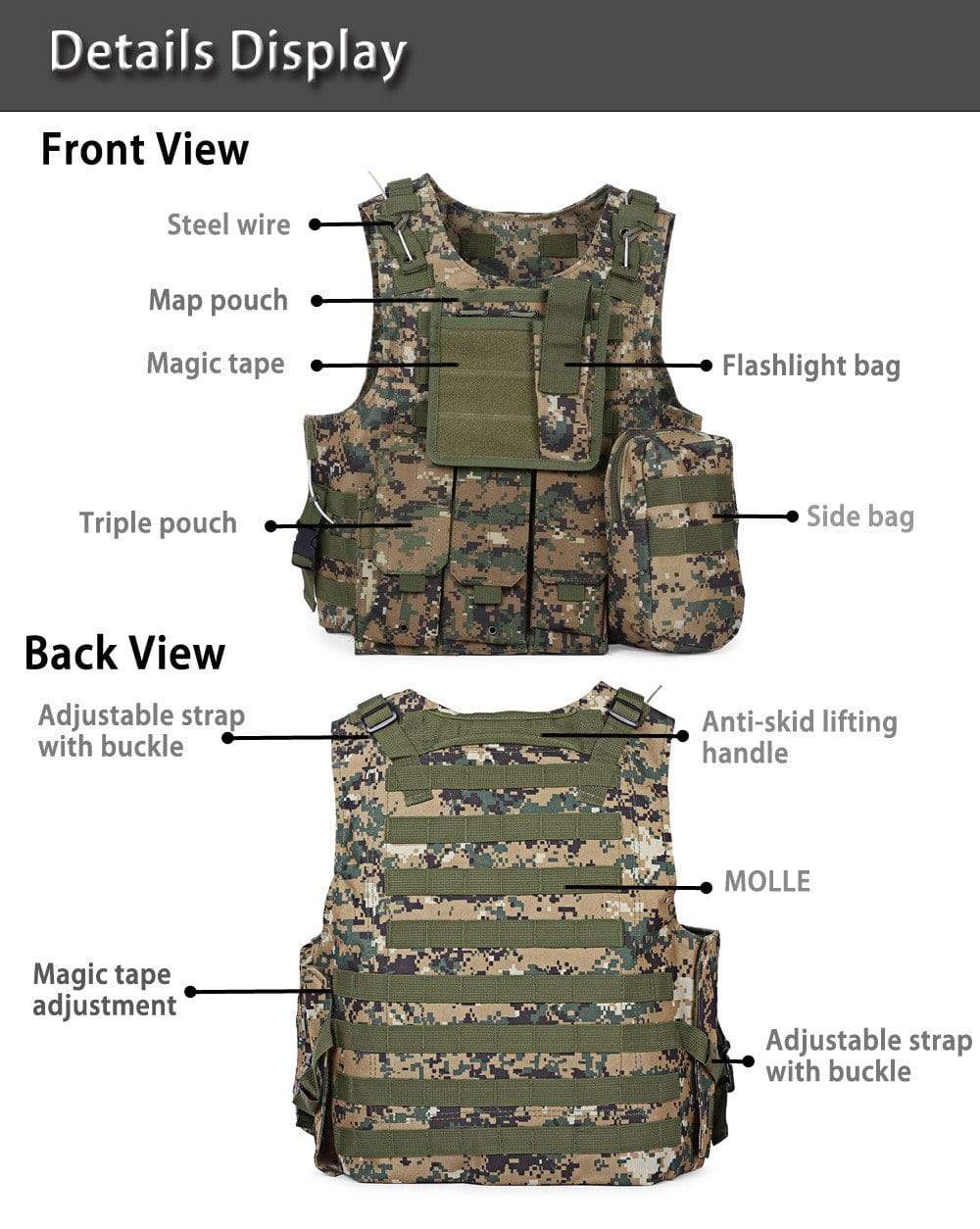 Expandable Outdoor Adventure Vest 7 Colors Helmets & Packs  BushLine