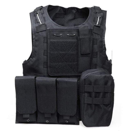 Expandable Outdoor Adventure Vest 7 Colors Helmets & Packs BushLine black