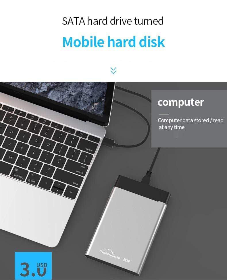 External Hard Drive upto 2TB USB 3.0 Smart Technology  BushLine