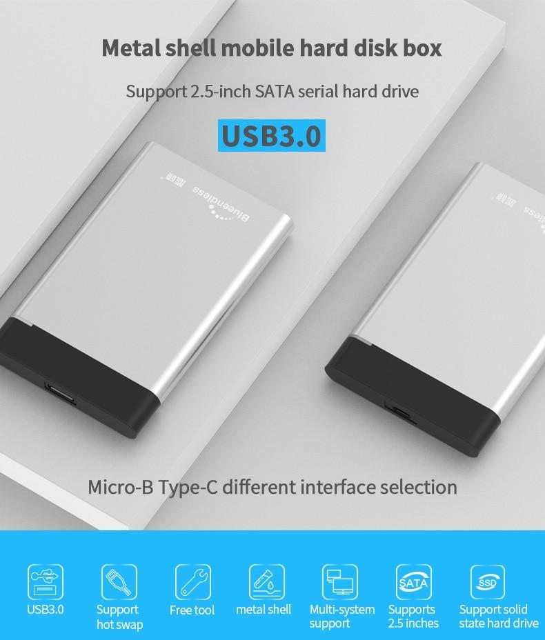 External Hard Drive upto 2TB USB 3.0 Smart Technology  BushLine