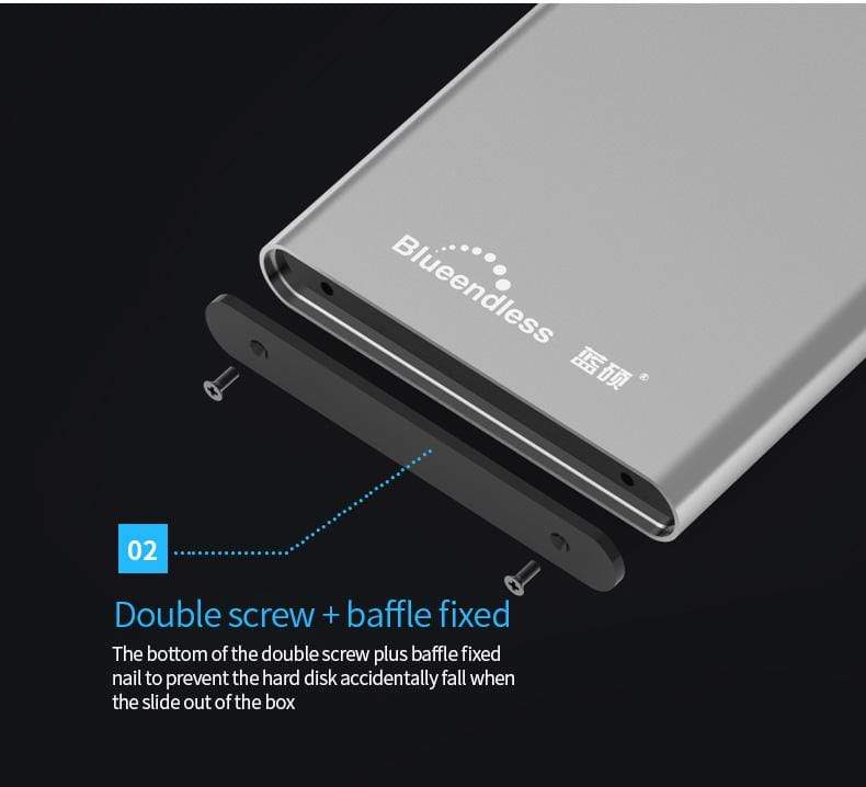 External Hard Drive upto 2TB USB 3.0 Smart Technology  BushLine
