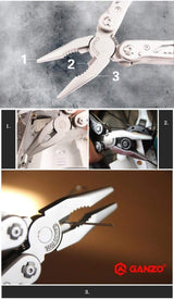 Ganzo G202B Plier Multitool Pliers army surplus  BushLine