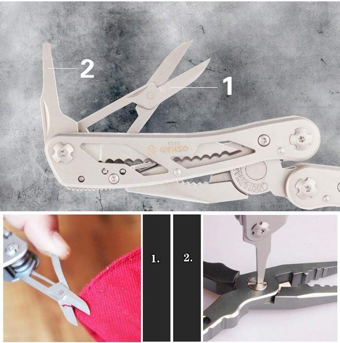 Ganzo G202B Plier Multitool Pliers army surplus  BushLine