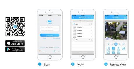 H.View AI Human Detect Security Camera Security Cameras  