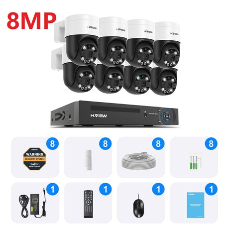 H.View AI Human Detect Security Camera Security Cameras  