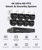 H.View AI Human Detect Security Camera Security Cameras  BushLine