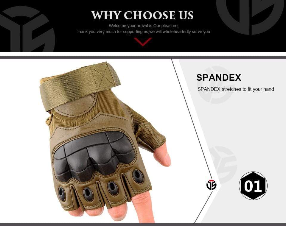Hand Protection Half Finger Gloves army surplus  BushLine