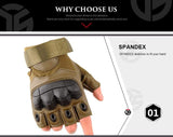 Hand Protection Half Finger Gloves army surplus  BushLine