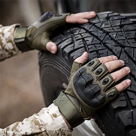 Hand Protection Half Finger Gloves army surplus  BushLine