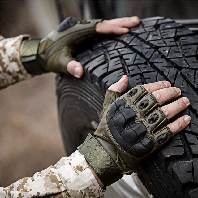 Hand Protection Half Finger Gloves army surplus  BushLine