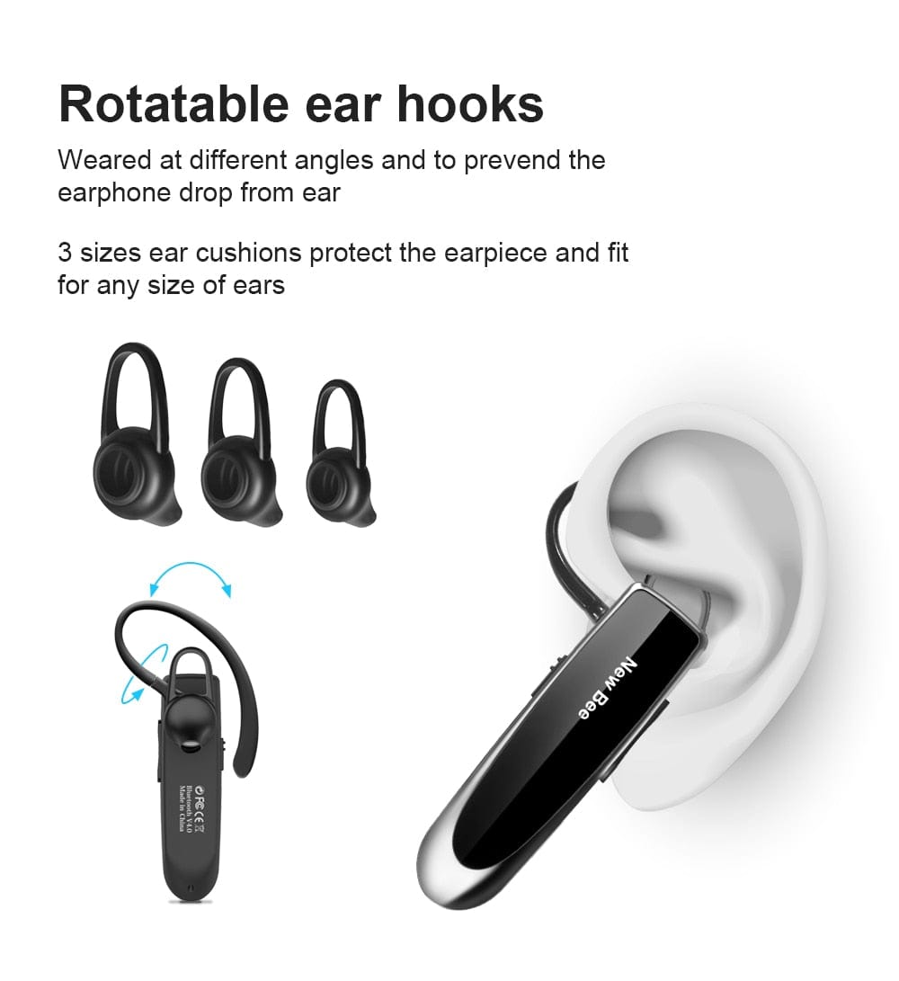 Heavy-Duty Bluetooth 5.0 Earpiece Audio  