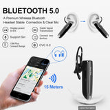 Heavy-Duty Bluetooth 5.0 Earpiece Audio  