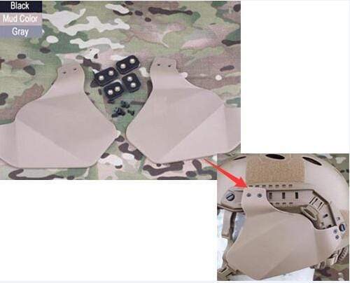 Helmet Side Cover Ear & Neck Protection Helmet & Pack Accessories  BushLine