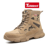 Impact Proof Outdoor Mens Tan Work Boots Adventure Footware  BushLine