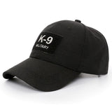 K9 Service Dog Operator Cap Hats BushLine Black 54-60cm