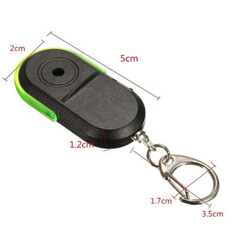 Key Finder Locator Whistle Sound With LED Light Security & Safety  